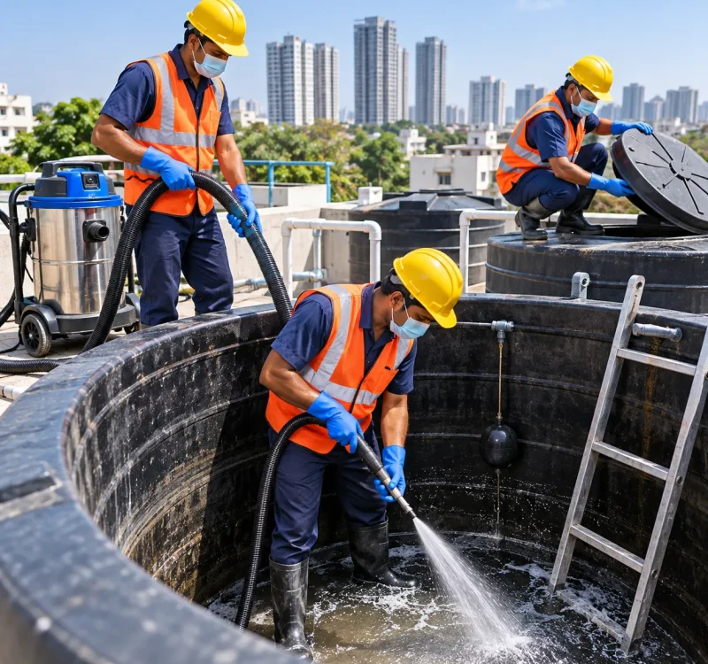Water-Tank Cleaning